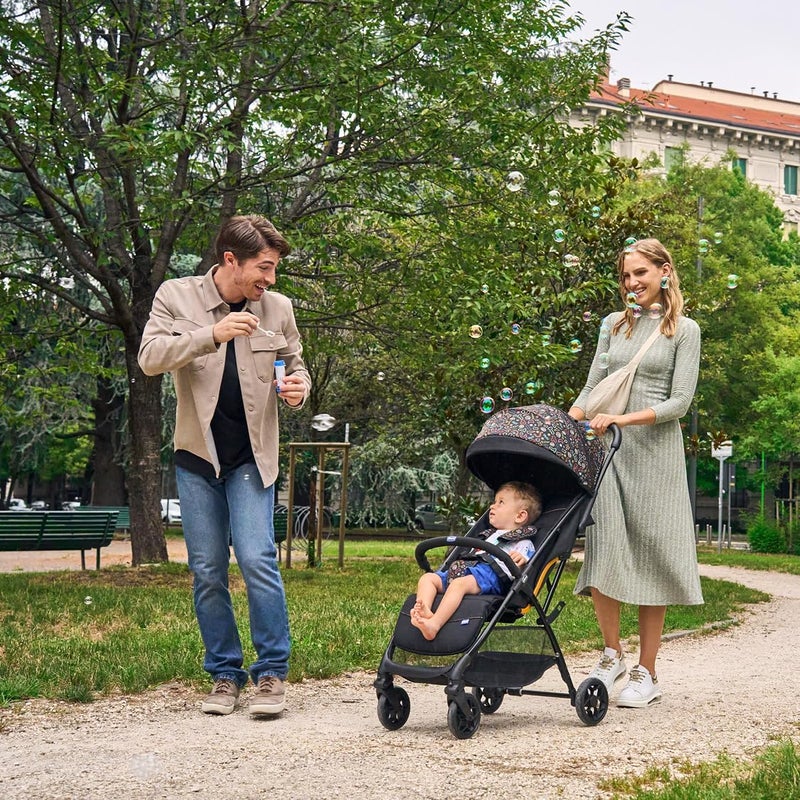 Chicco عربة Chicco Glee 0م-4س، الأسود المرح - Image 2